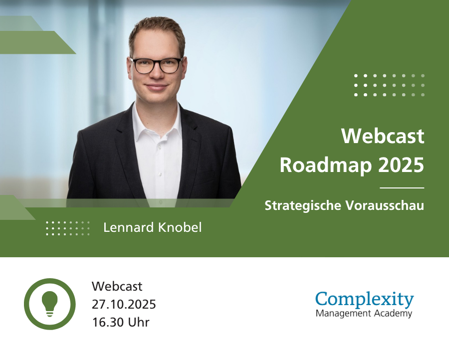 Webcast: Roadmap 2025 - Strategische Vorausschau!